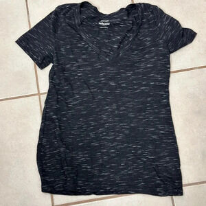 Old‎ Navy Women Casual Black V-Neck Relaxed shirt size XS